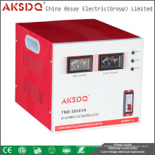 New SVC 3kva Single Phase Widely Input 70V to 260V Servo Motor High Precision AC Automatic Voltage Stabilizer For Household Use